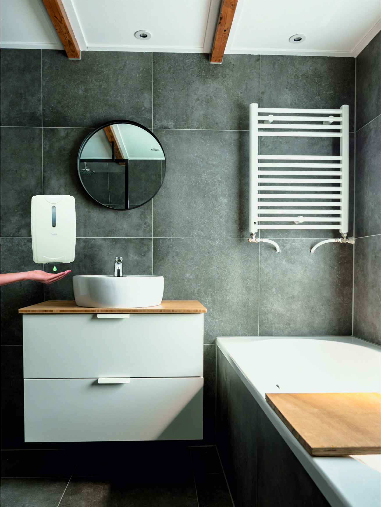 Experience the future with our completely Touchless Soap Dispenser.