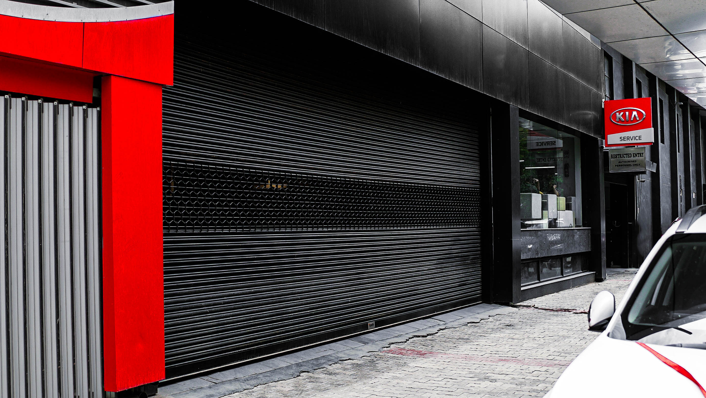 Motorized Rolling Shutters
